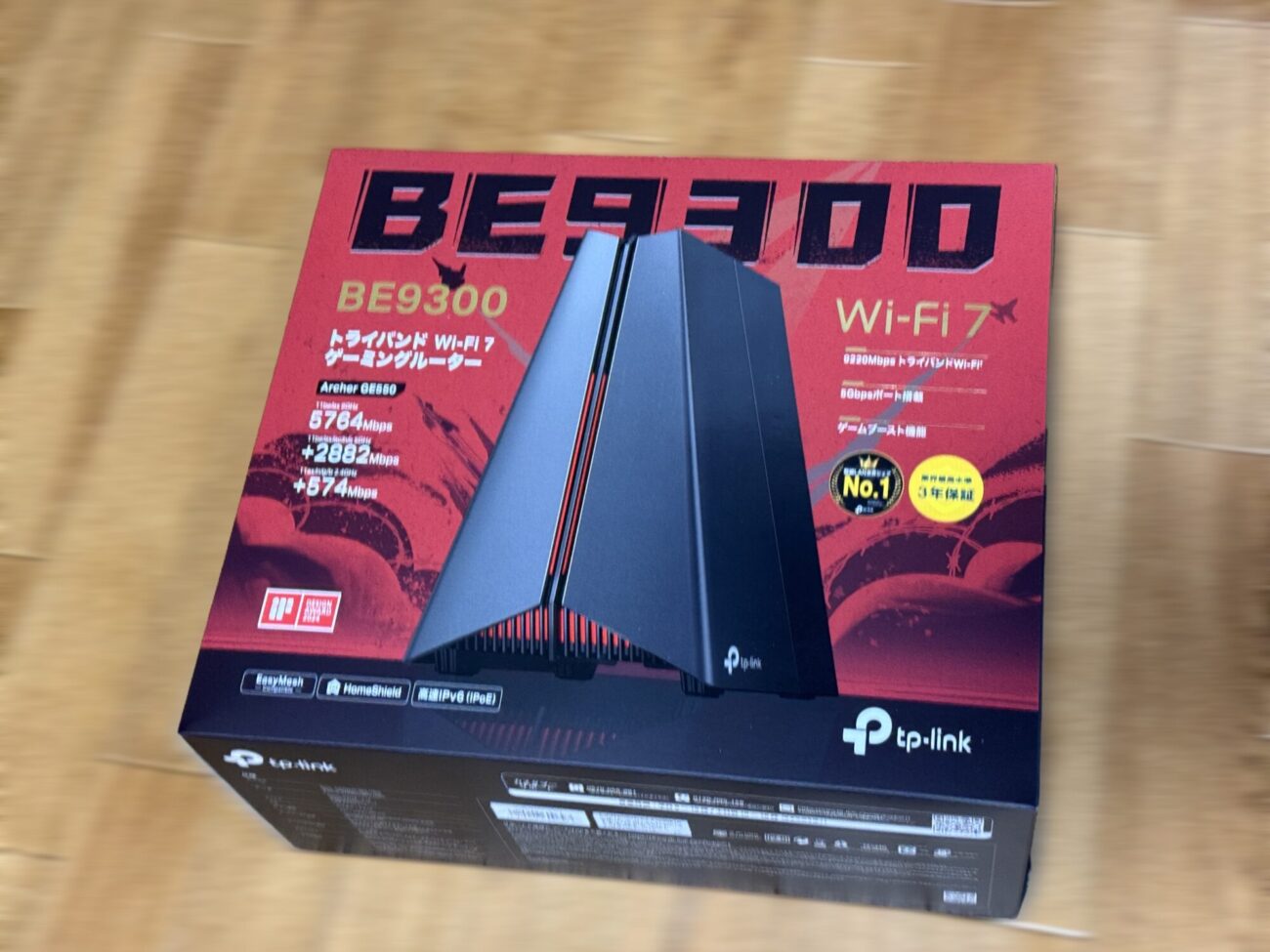 レビュー】美しい外観Wi-Fi 7トライバンドのゲーミングルーター TP